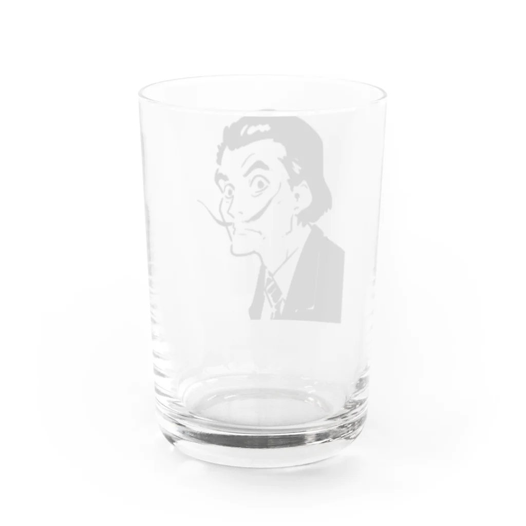 山形屋米店のサルバドール・ダリ(Salvador Dalí) Water Glass :back