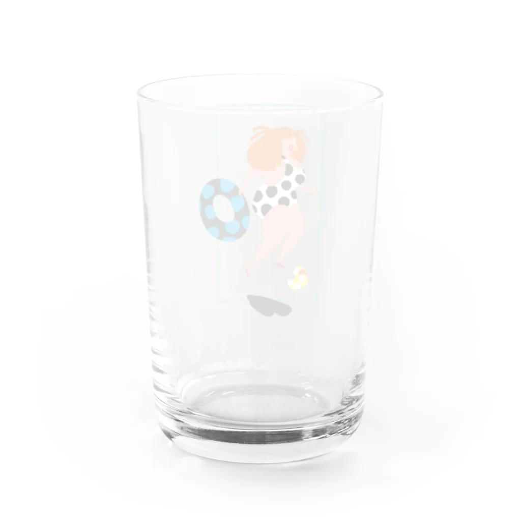 fig-treeの水玉の女03 Water Glass :back