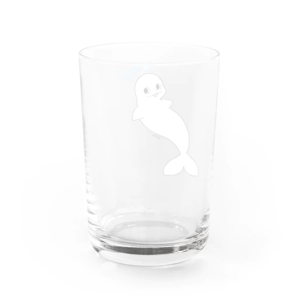 まろやか海の家のただようまろやか Water Glass :back