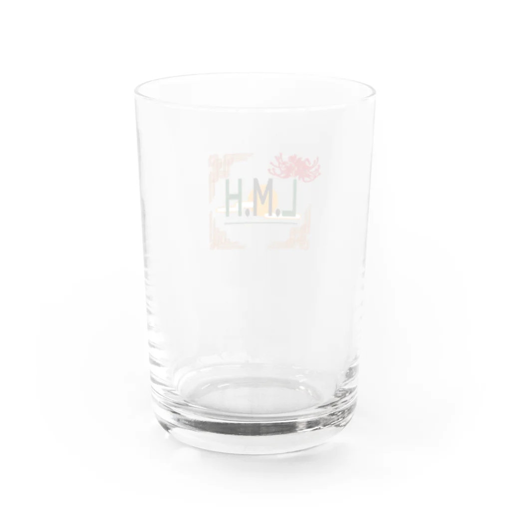 リコリス・曼珠沙華・ヒガンバナのL.M.H Club Water Glass :back