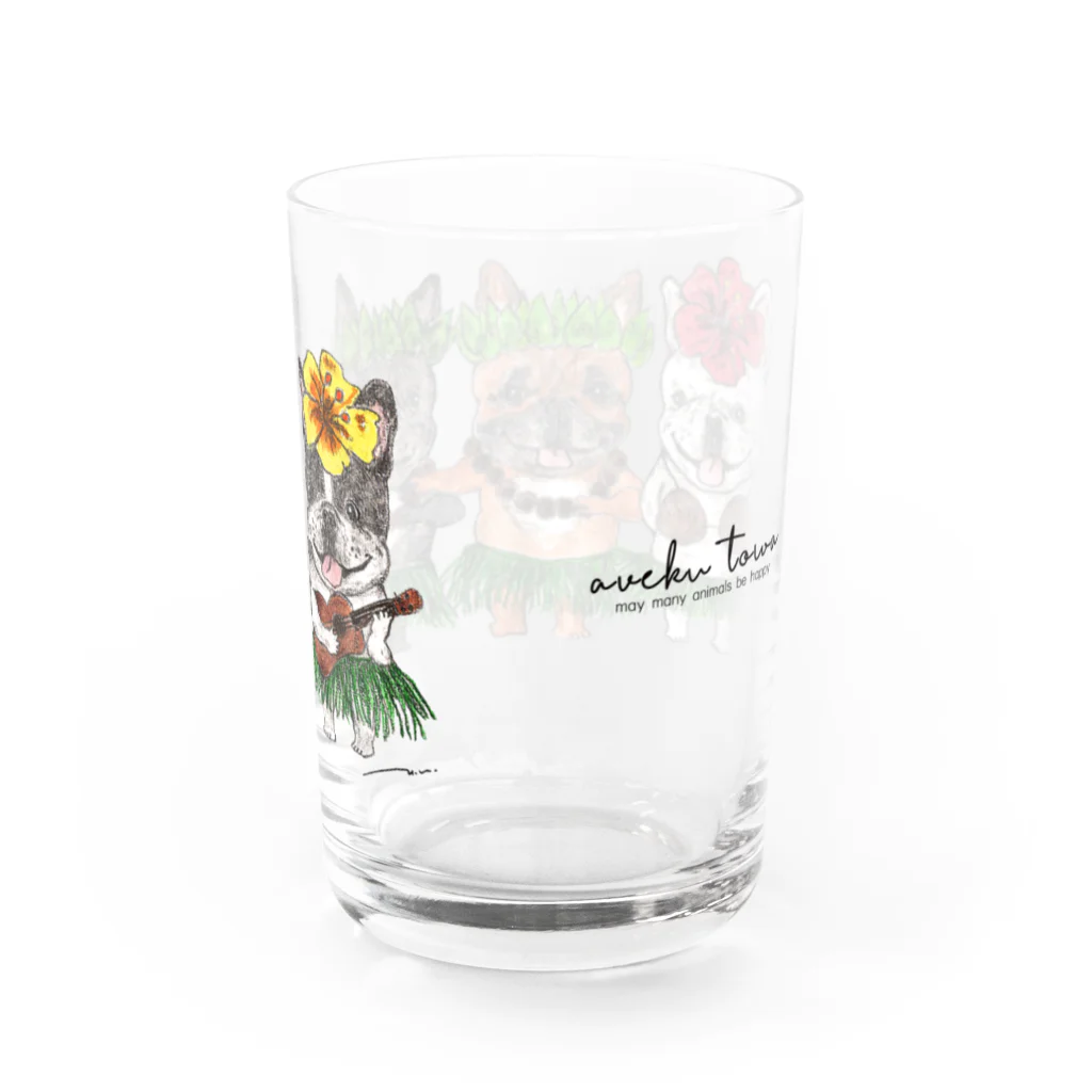 aveku towa. のフラちゃん's Water Glass :back