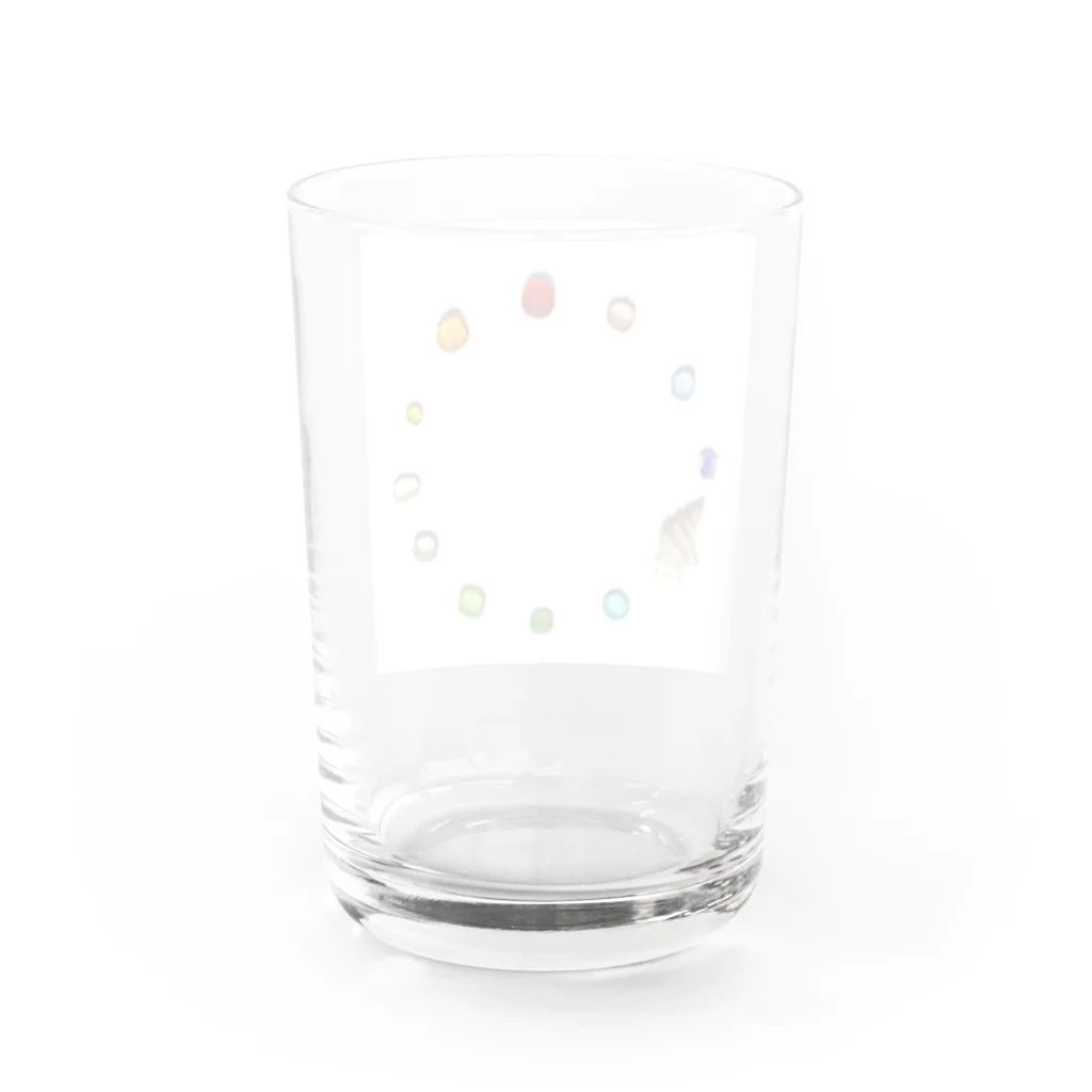 かわいいやの海の思い出　１ Water Glass :back