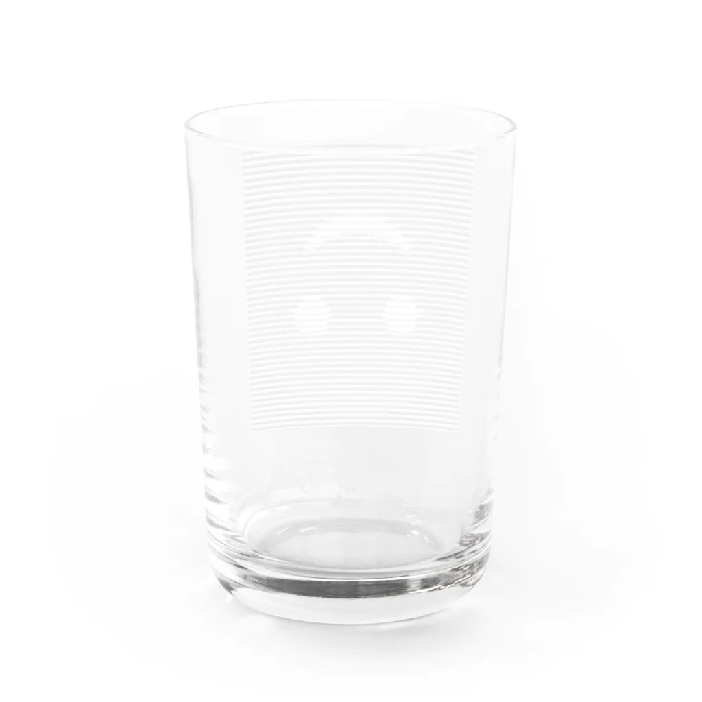 internetのdope ASCII smile #1 Water Glass :back