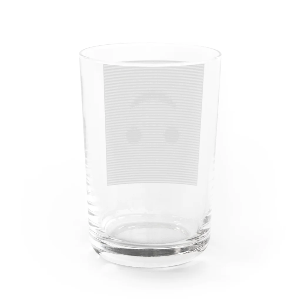 internetのdope ASCII smile #2 Water Glass :back