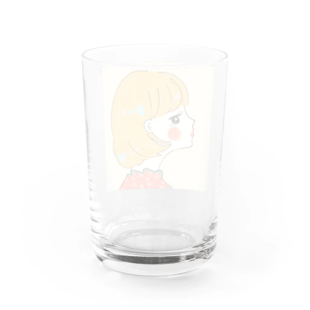 無糖 きな子のピアッシング Water Glass :back