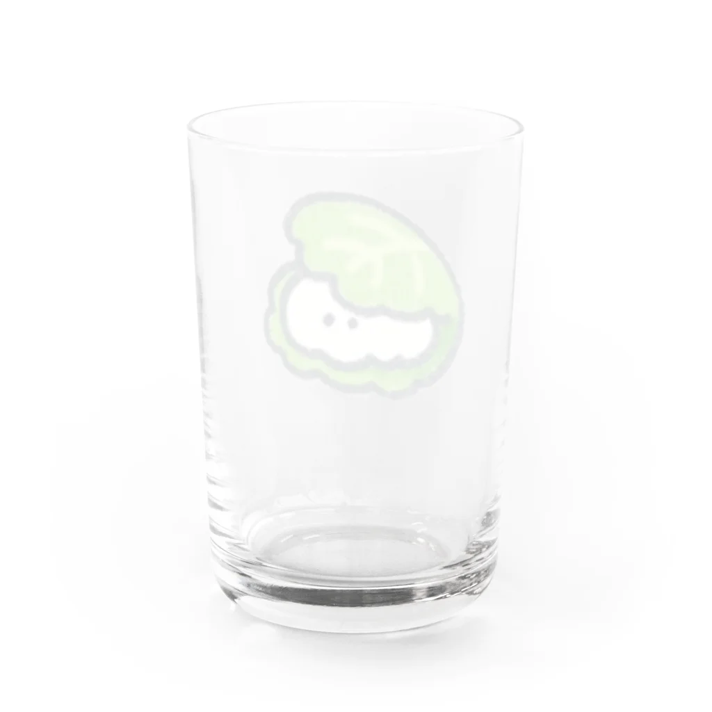 あかつき屋のかしわもちちゃん Water Glass :back