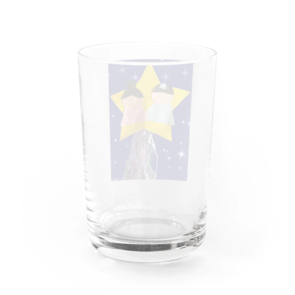 思い出ショップのたなばたデート Water Glass :back