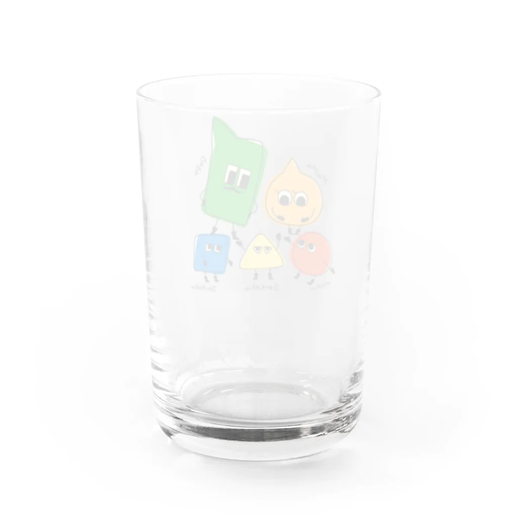 dacocoのかぞくだんらん Water Glass :back