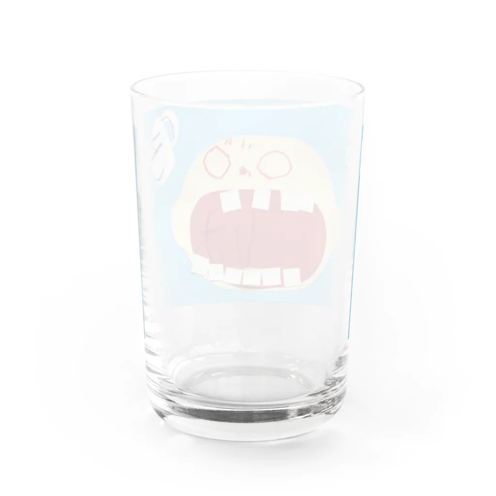 親バカショップの歯を磨こう Water Glass :back