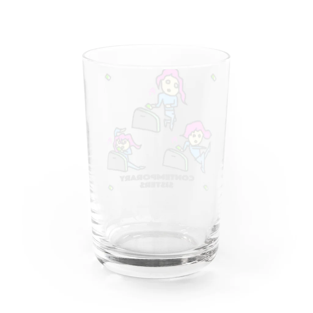 Rabbithumanaspetsの#コンテンポラリー３姉妹 Water Glass :back