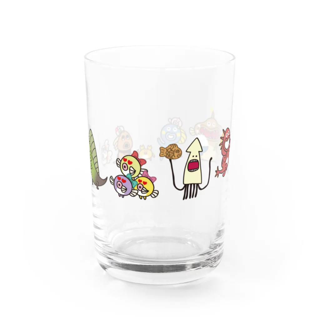 ただとま屋のぎょっ太くんと仲間たち Water Glass :back