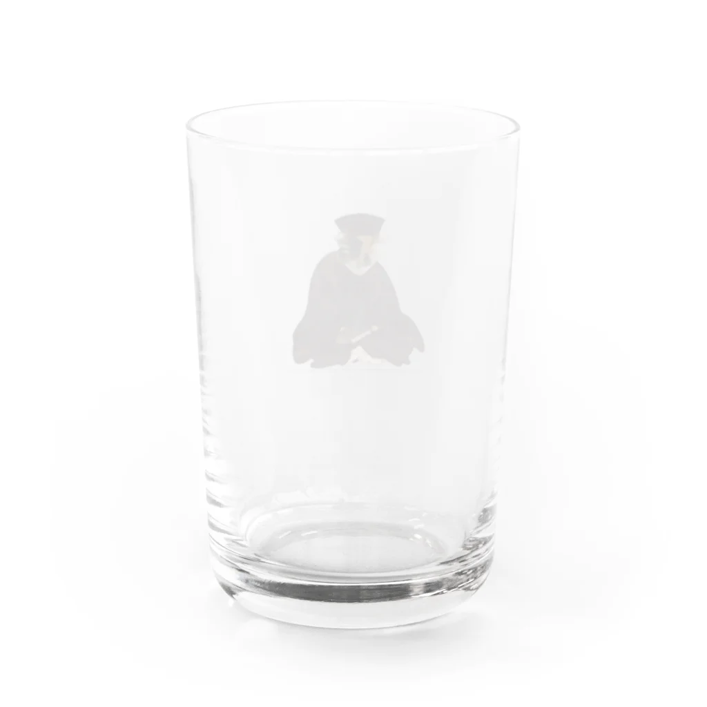 ⌁の千利休 猫 Water Glass :back