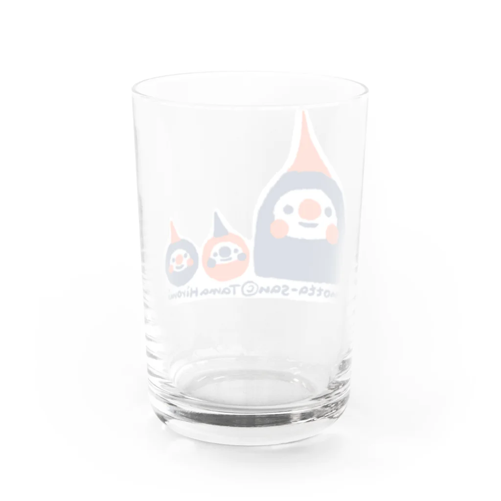 たまひろみShopのあおあかモッタ Water Glass :back