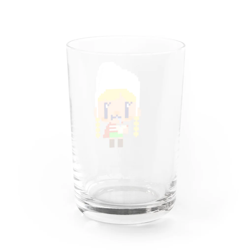 物販店のでんネちゃんdot（ごくごく） Water Glass :back