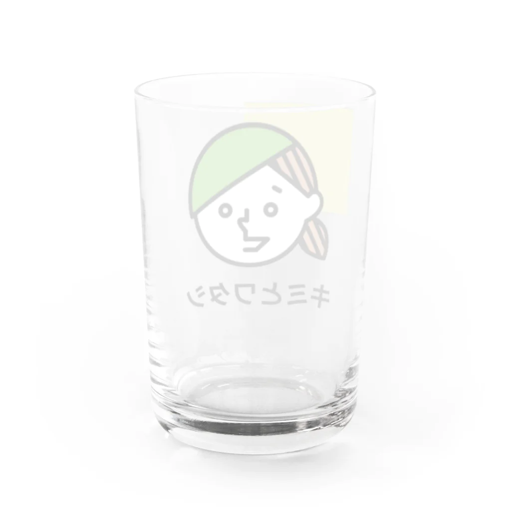 mapechiのYOU & ME　キミとワタシ　キミとボク（No.1） Water Glass :back