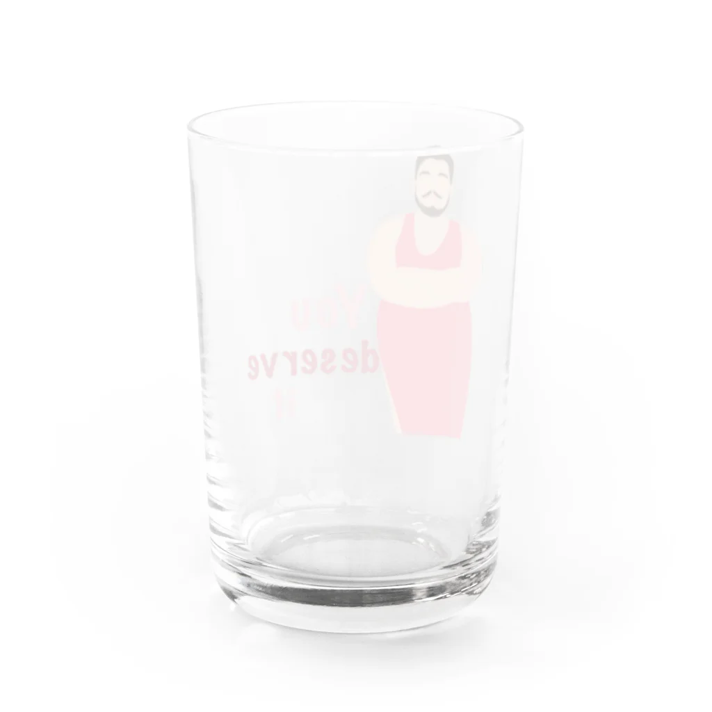 RainbowTokyoのYou deserve it Water Glass :back