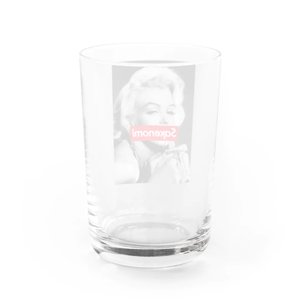 stereovisionのマリリン・モンローとsakenomi Water Glass :back