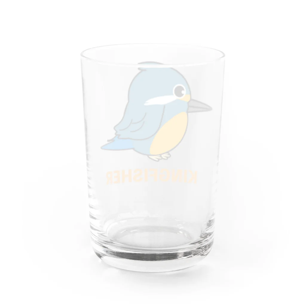 chicodeza by suzuriのカワセミ部 Water Glass :back