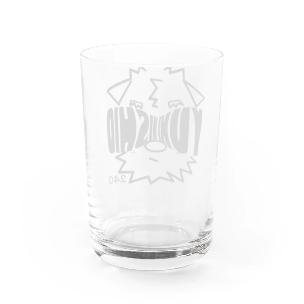 Yuki Villageのオリジナルキャラクターグラス Water Glass :back