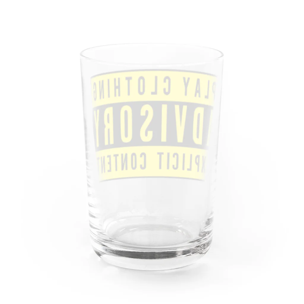 PLAY clothingのADVISORY Y ② Water Glass :back