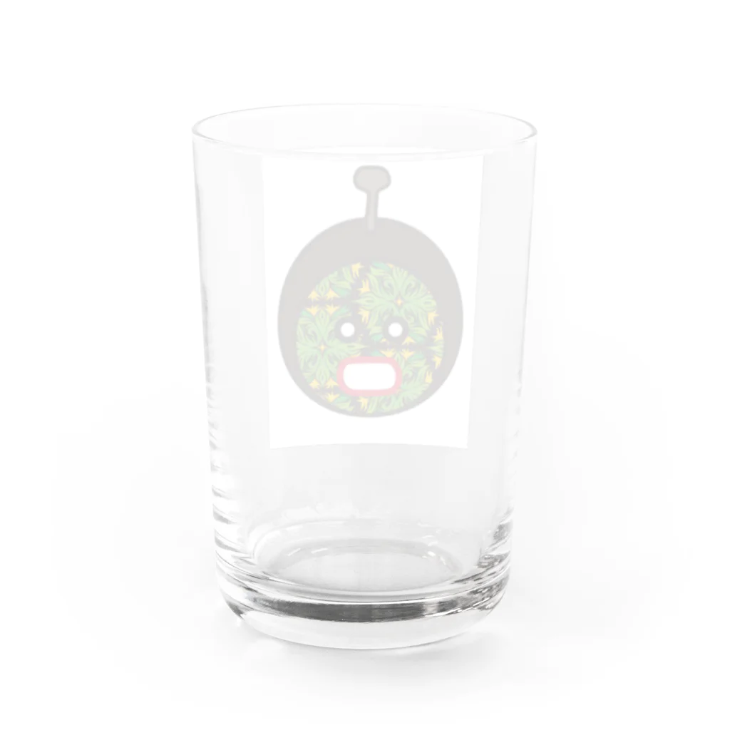 one startの宇宙人くん Water Glass :back