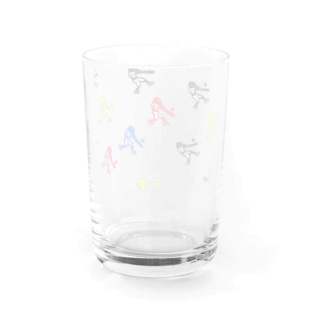 greetenの野球めいいっぱい 野球 Water Glass :back