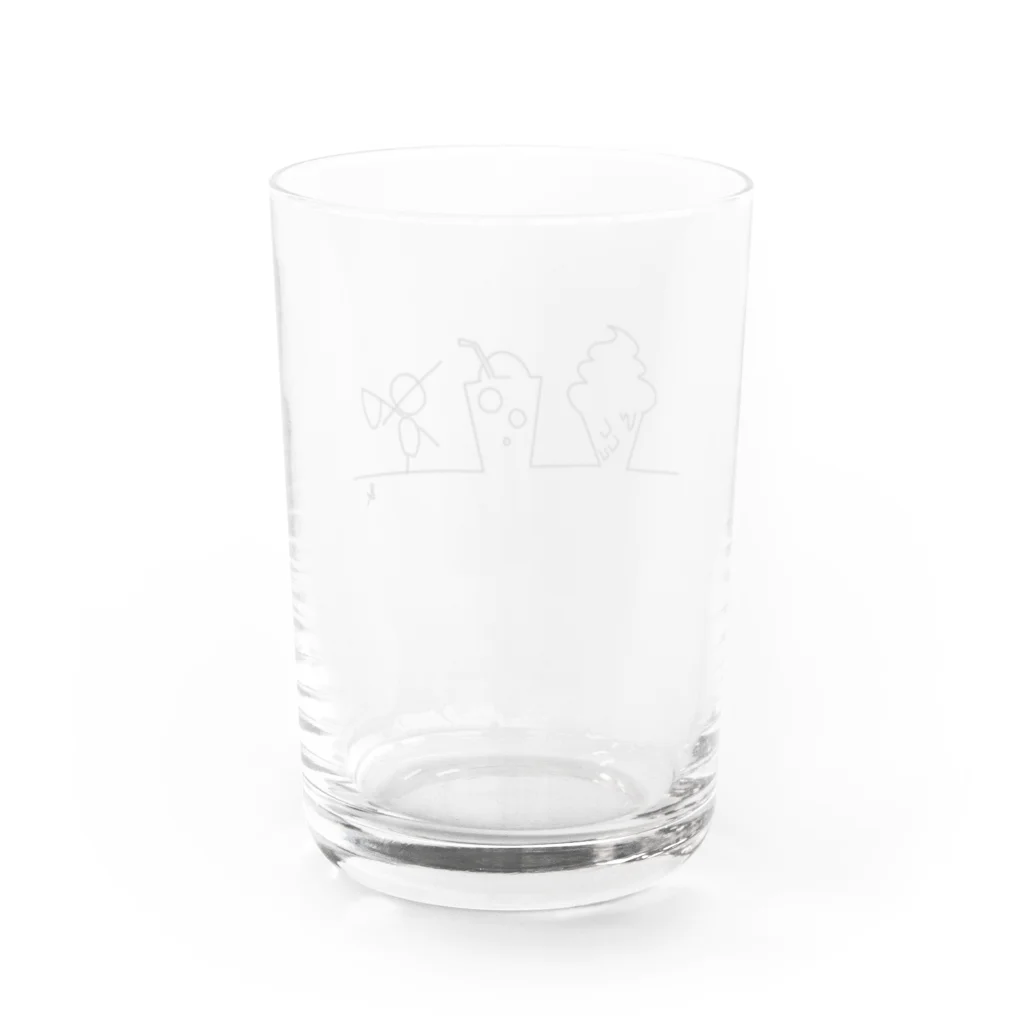 &-AND-の好物 Water Glass :back