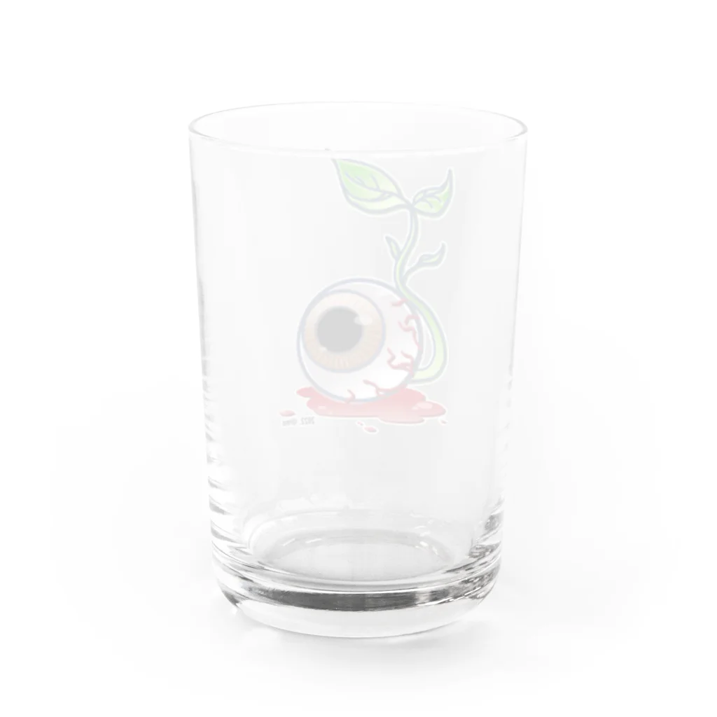 ﾓﾘ('ω')ﾓﾘの目から芽 Water Glass :back