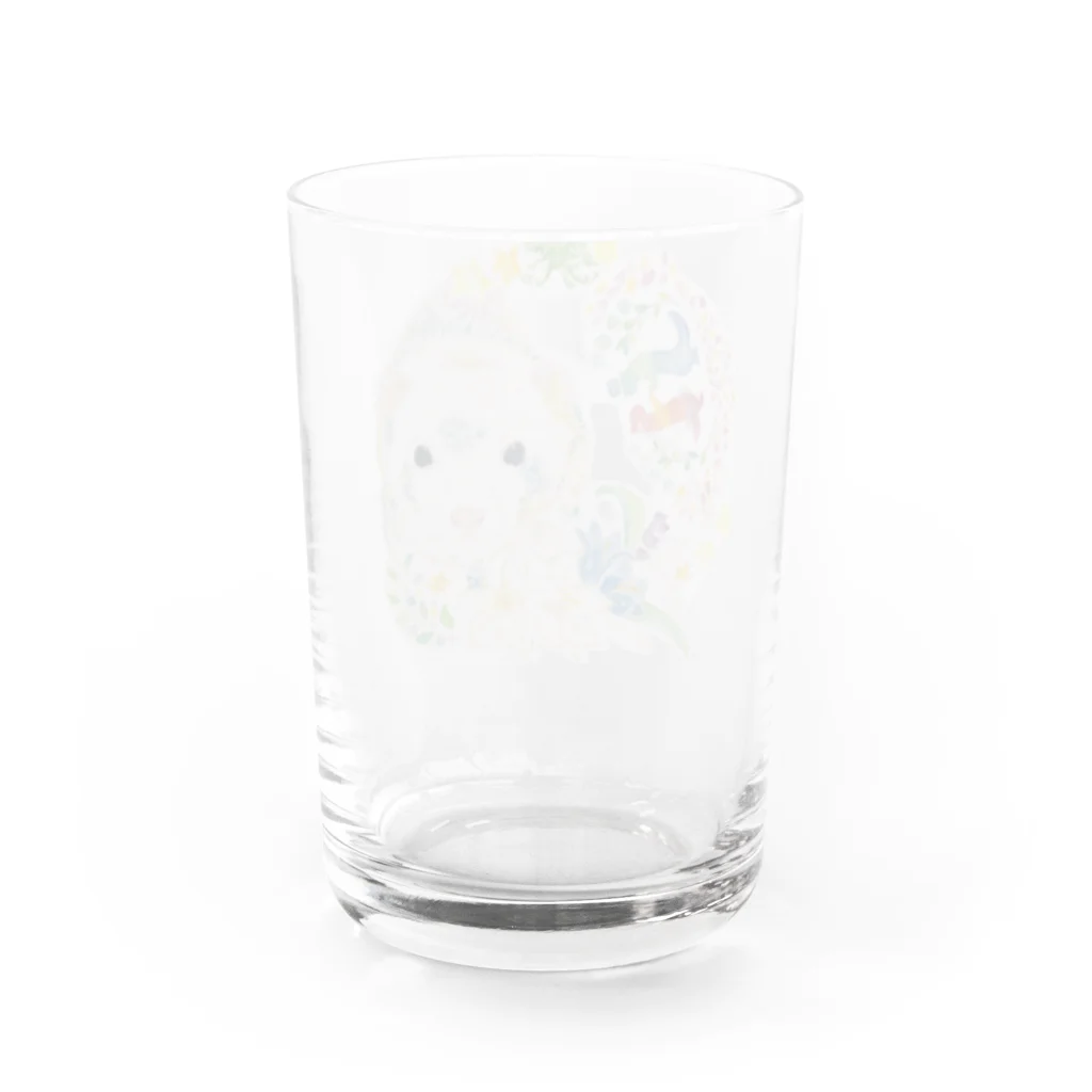 イタチの6月フェレット銀ちゃん Water Glass :back