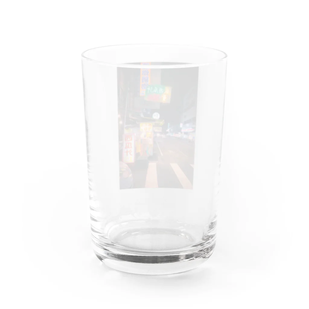 台湾エモい屋さんの夜市 Water Glass :back