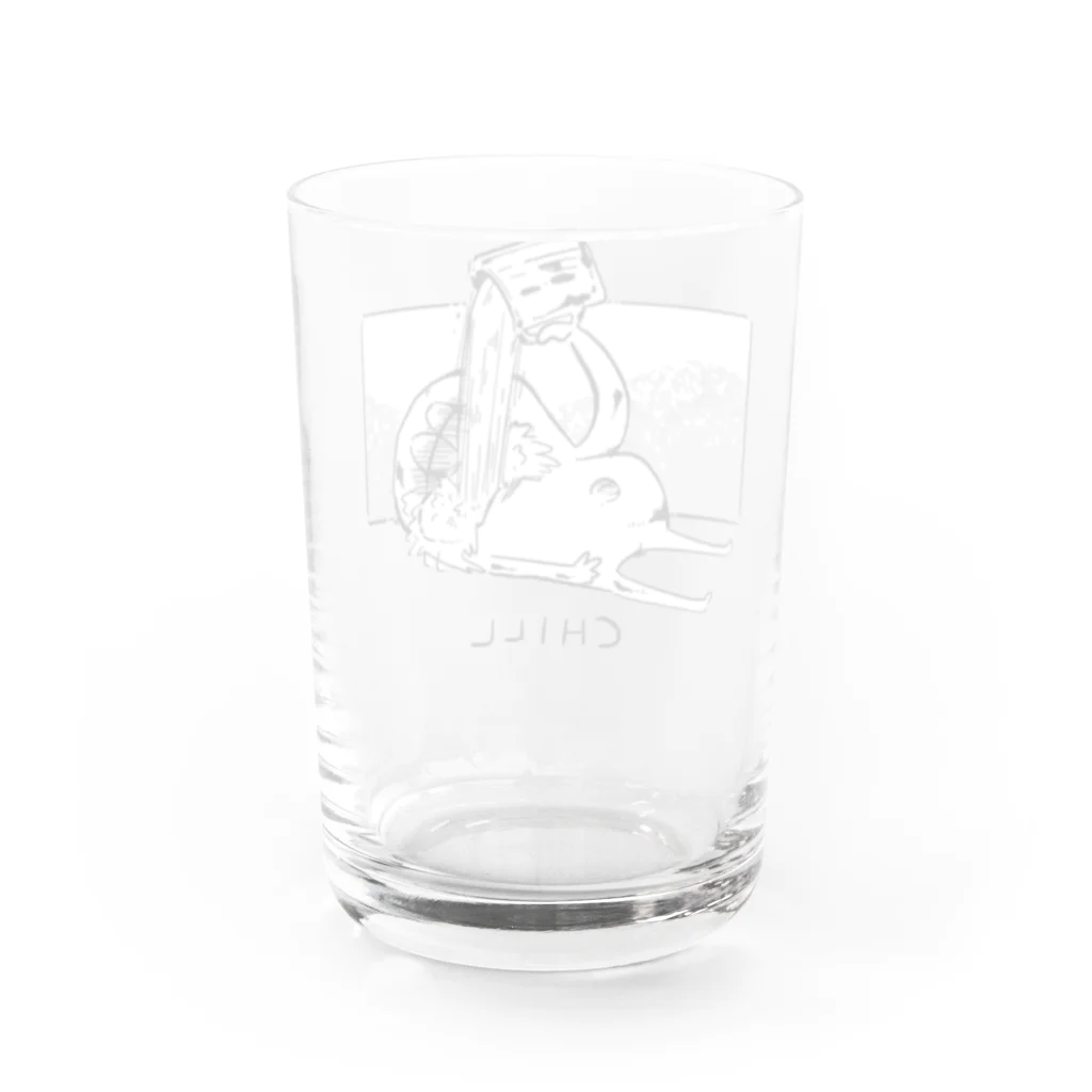 ヨネコマートのCHILL - DRUNK Water Glass :back