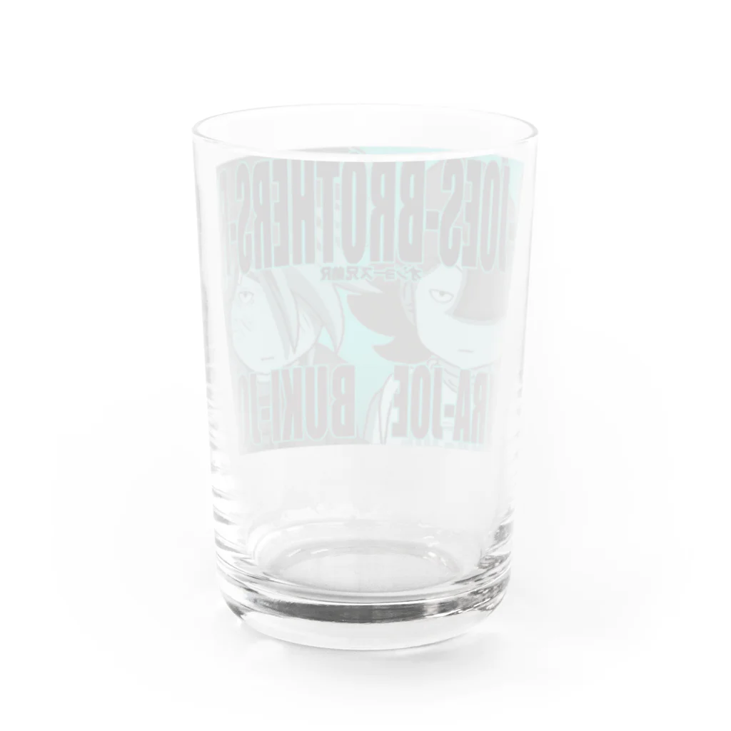 吸盤さんのグッズのオジョーズ兄弟R Water Glass :back