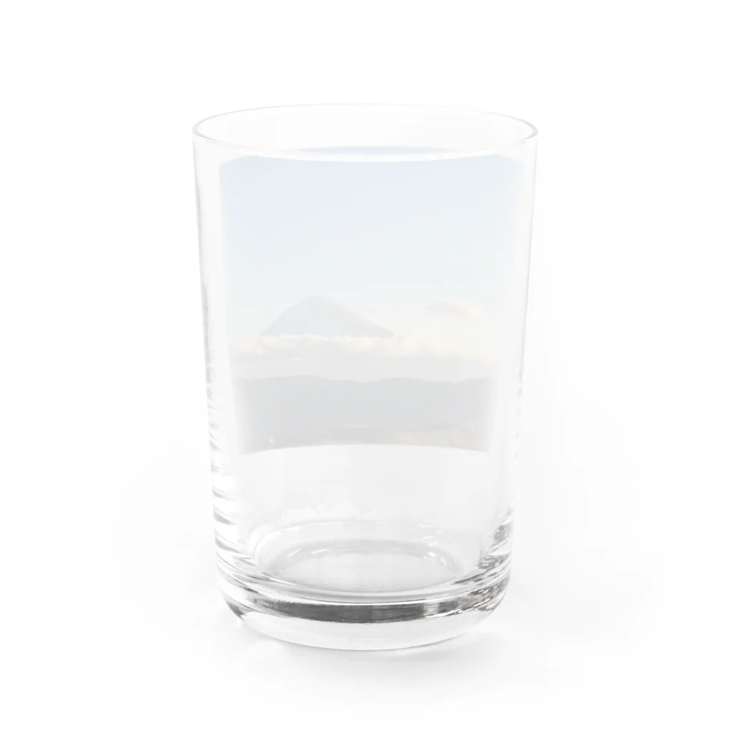 milkのふじさん Water Glass :back