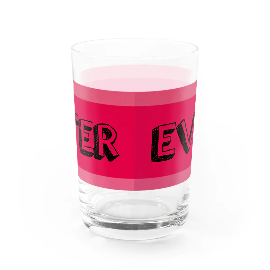 OPPAI CATSのEVEN BETTER logo Water Glass :back