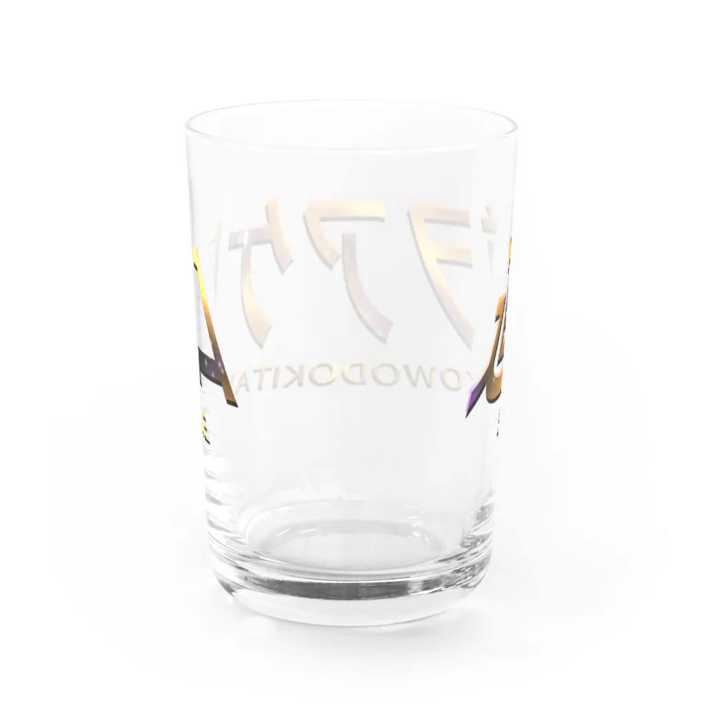 イエネコの道をあけろ Water Glass :back