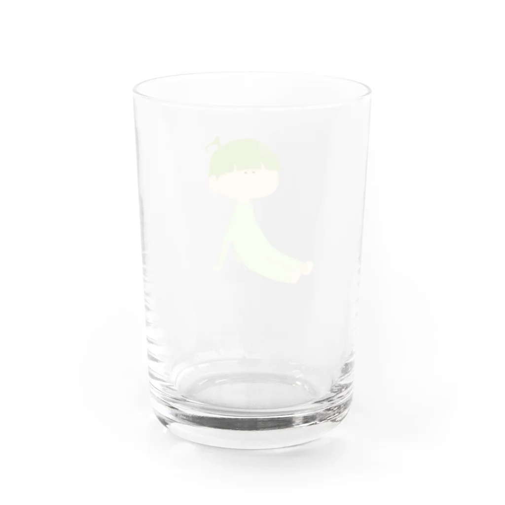 edaoshopのみどりの少年 Water Glass :back