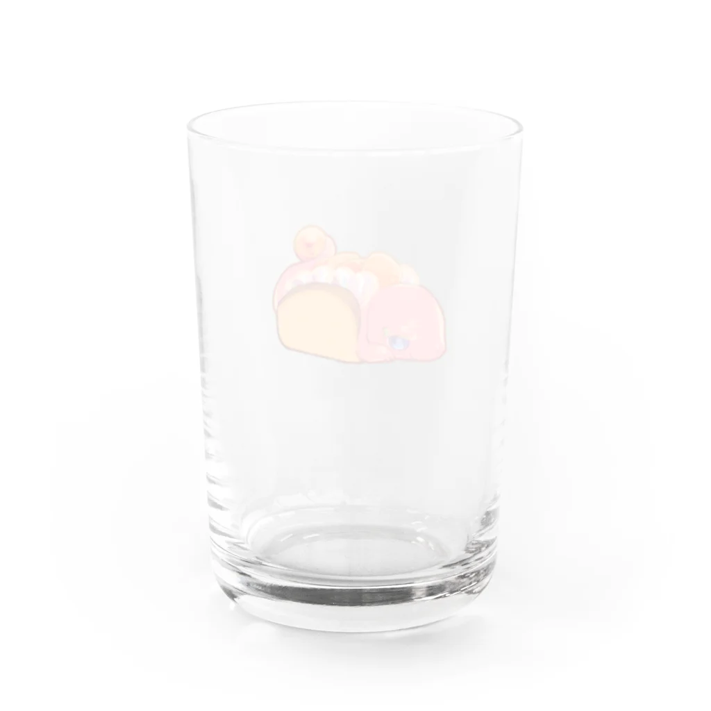 さばかん工房。のびわしーす Water Glass :back