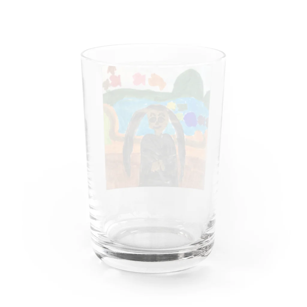 ギフっ子SHOPの女の子 Water Glass :back