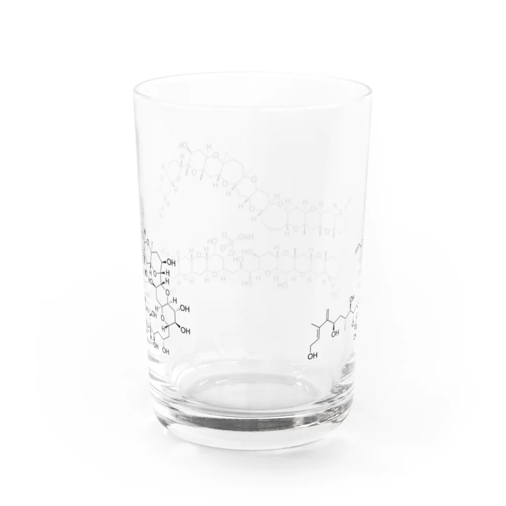 生肉のマイトトキシン構造式 Water Glass :back