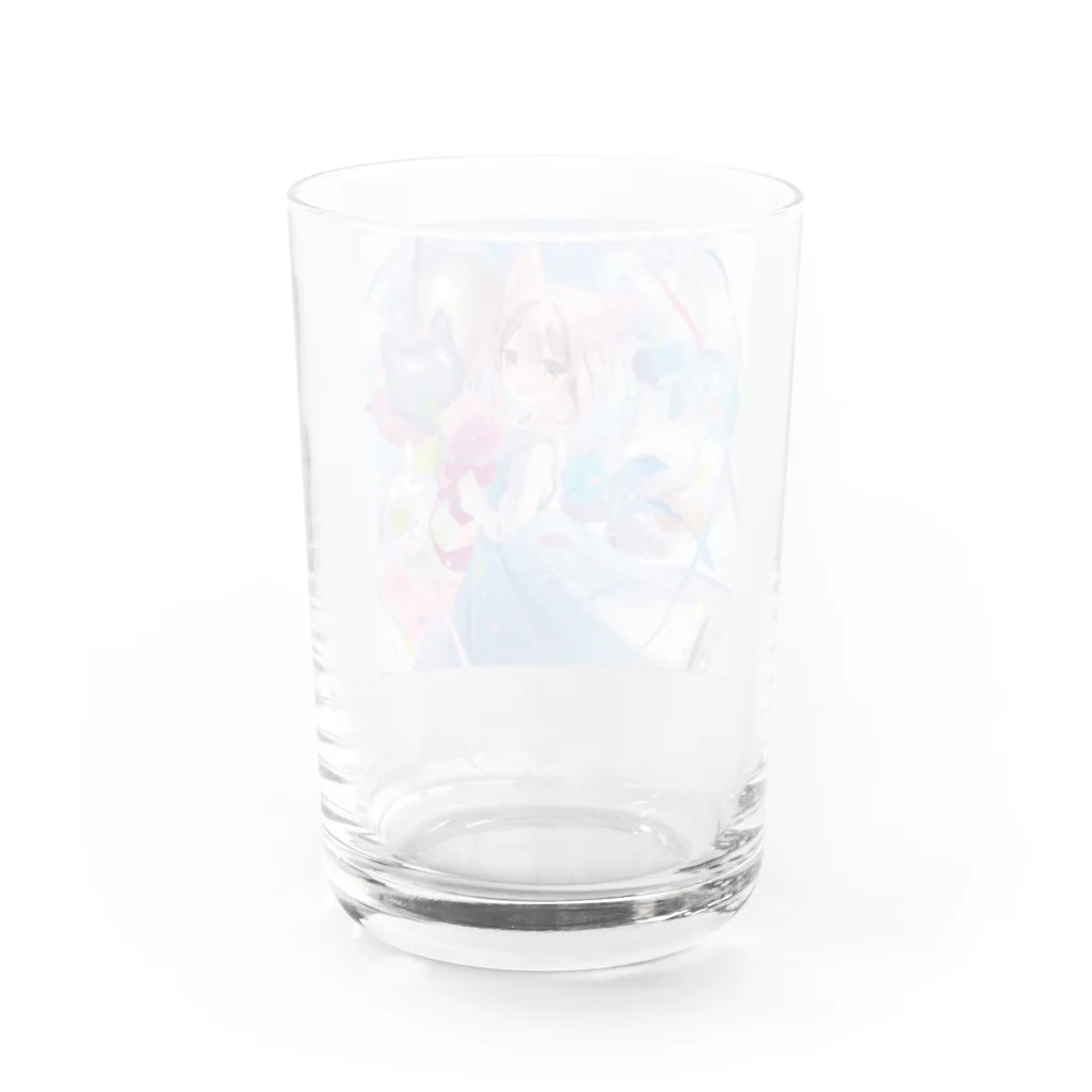 狐花まめの狐花まめ2022誕生日記念 Water Glass :back