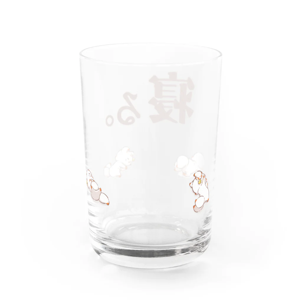 てnこSHOPの寝る。 Water Glass :back