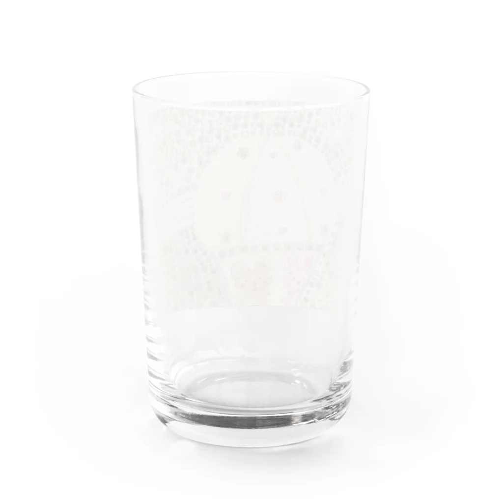 みずたまinnuの夢（気球に乗って） Water Glass :back