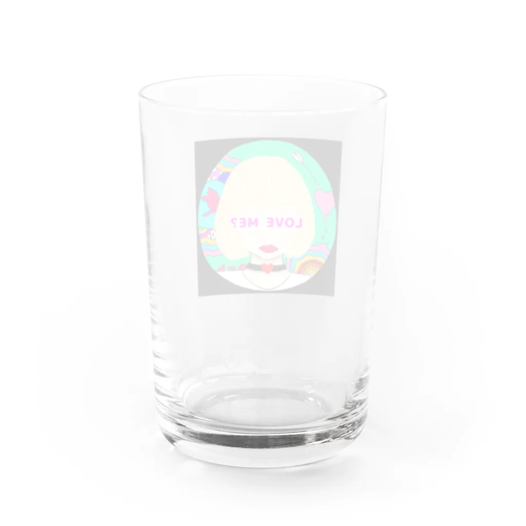 DECORATIVE WORLDの愛のかたち Water Glass :back