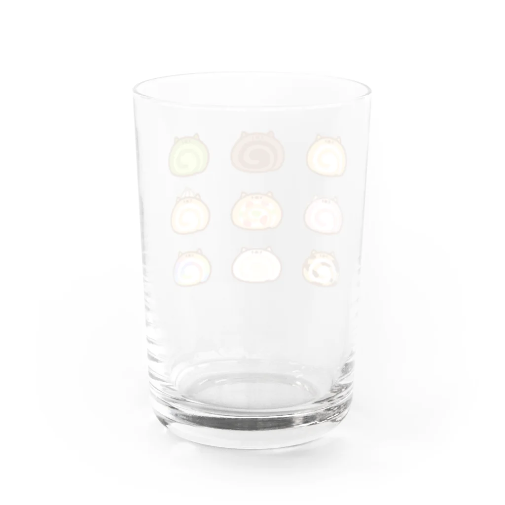 あいぼうのお部屋のロールケーキ Water Glass :back