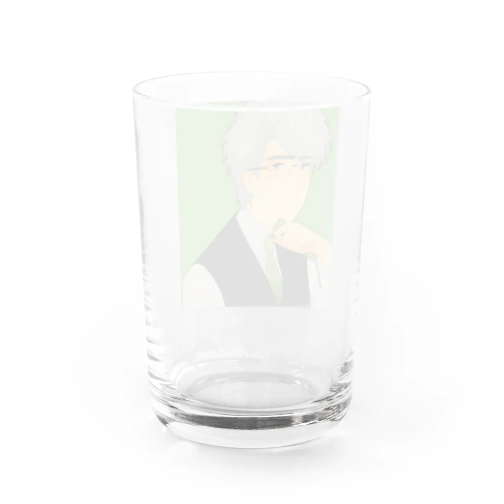 わたつみの💚先生💚 Water Glass :back