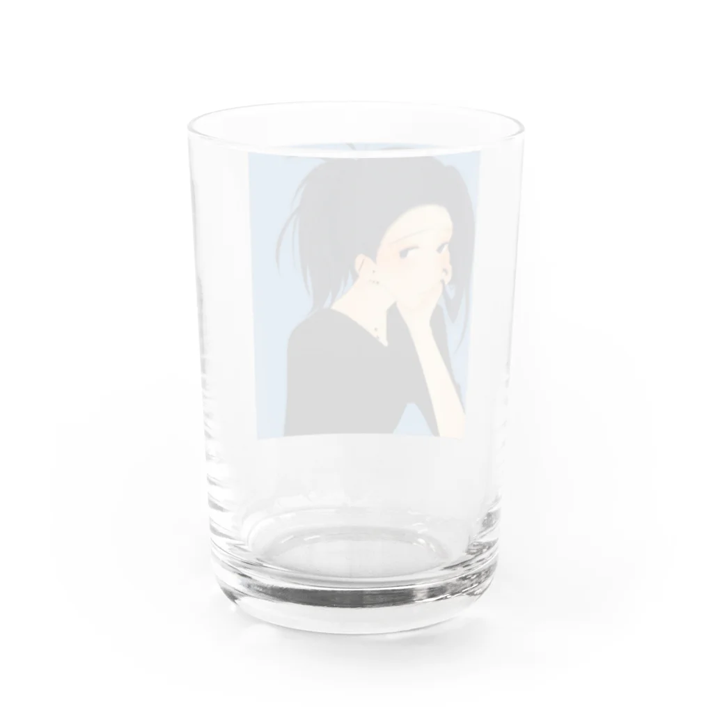 わたつみの💙みやじくん💙 Water Glass :back