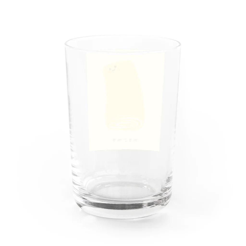 さきまるらんどのたまご焼きのたま君 Water Glass :back