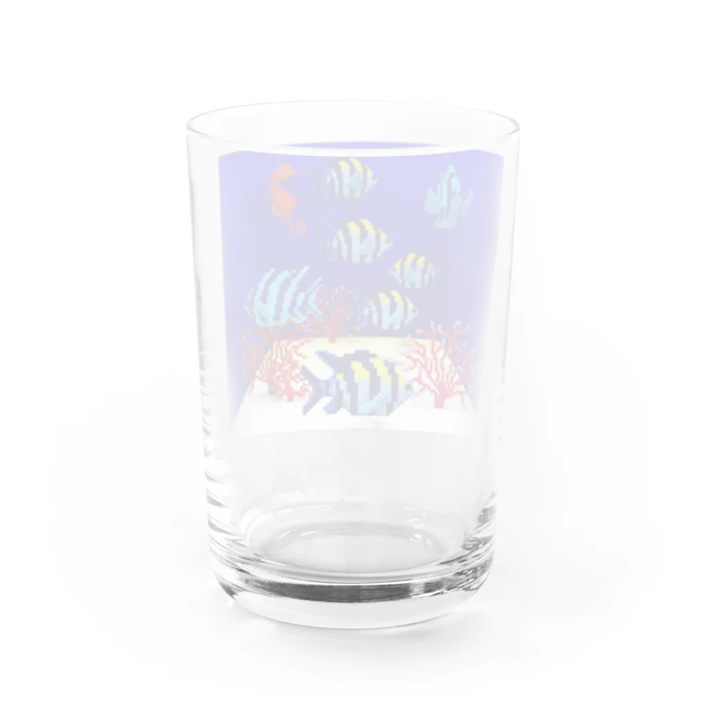 ユンタウェイ@沖縄の魅力を届け隊Vloggerのオヤビッチャのボクセルアート Water Glass :back