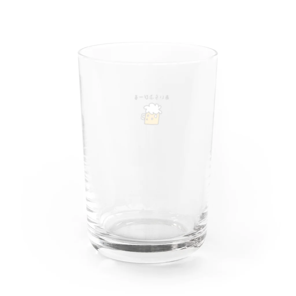 yumenamakoのあいらぶびーる Water Glass :back