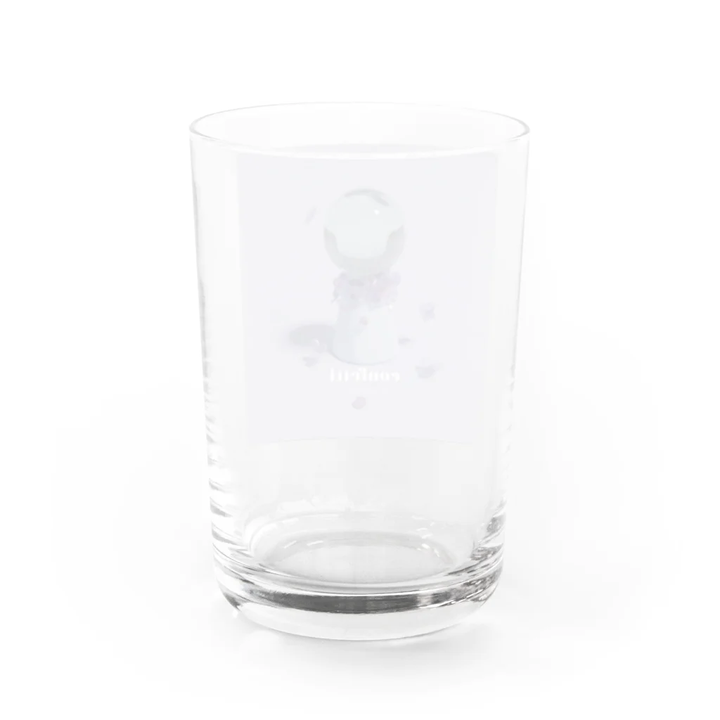 honatama_の紫陽花 Water Glass :back